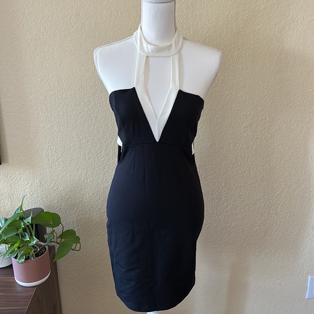 Tuxedo Club Bodycon Dress